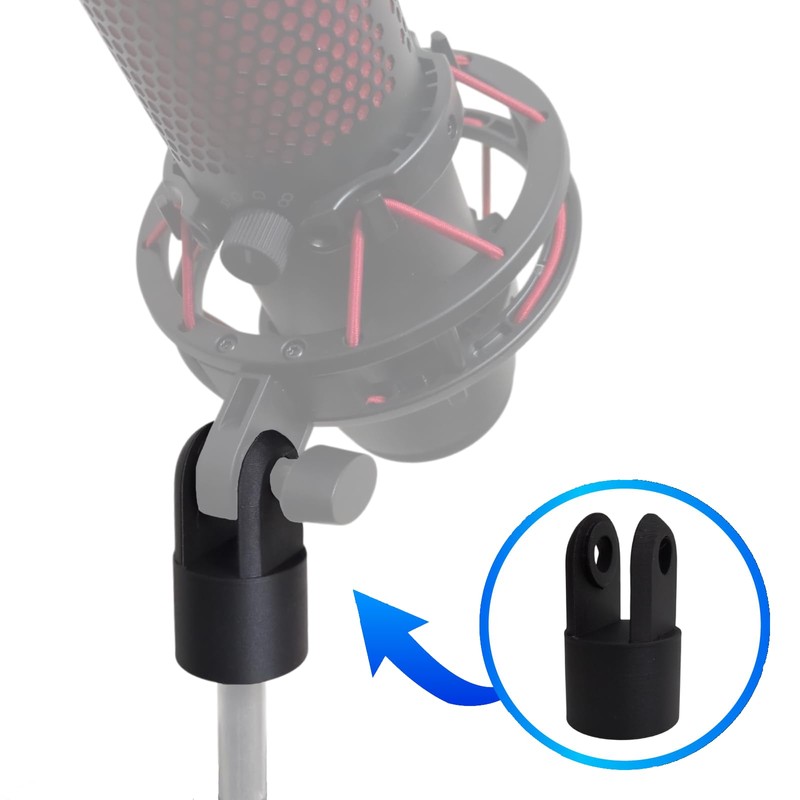 [NemRily] for Quadcast QuadCastS DuoCast Mount Adapter Microphone Arm Adapter