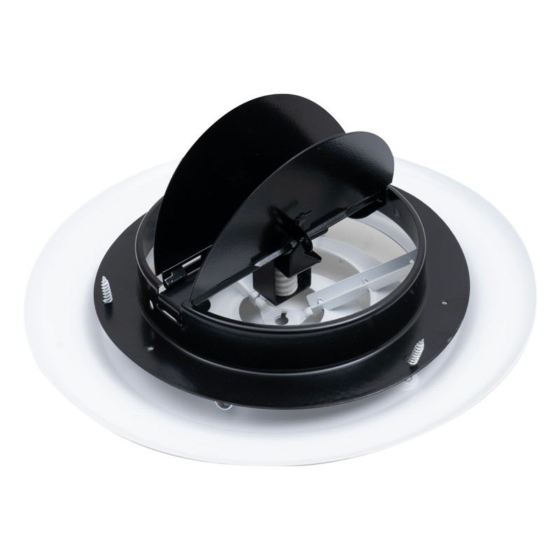Fits 6 Inch Neck Air Duct | Steel Round Air