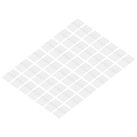 sourcing map RC Hinges 1.1 Inch x 0.6 Inch Adjustable Model Airplane Remote Control Aircraft Wings Parts Square Plastic Loose-Leaf 50 Pcs