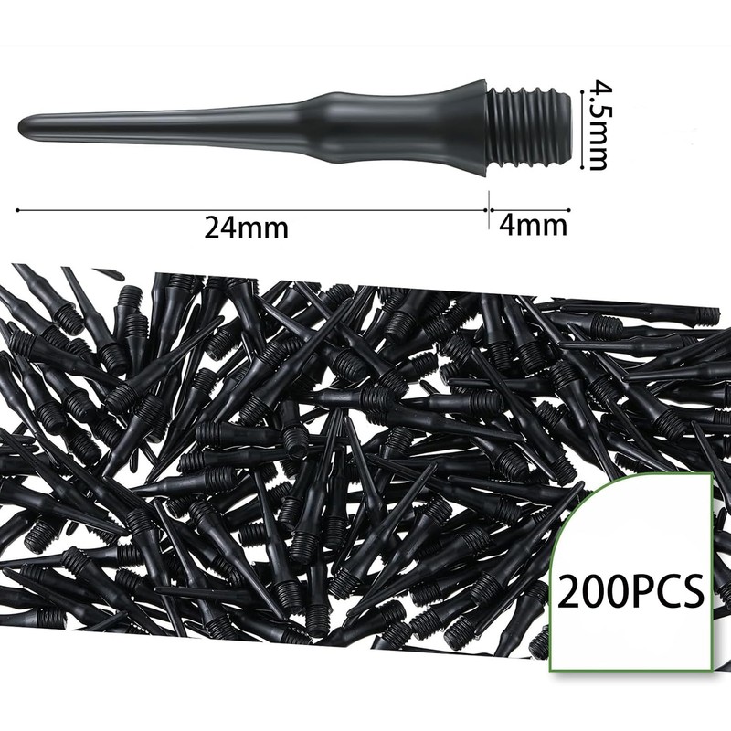 Funklu Dart Tips, Plastic Replacement Tips, Soft Dart Tips, Not