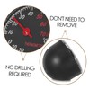 Gatuida Car Supplies Car Dashboard Decorations Car Thermometer Luminous Clock