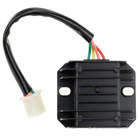 HIAORS 4 Pin Wire 12V Voltage Regulator Rectifier Female Plug for GY6 50cc 150cc CG 125cc 150cc 200cc 250cc Motorcycle Scooter Moped Dirt Bike Go Kart ATV