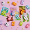 JOYIN 30 PCS Valentines Cards with Animals Erasers and Clean