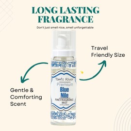 Infinix Blue Nile - Fine Fragrance Mist - 2 fl oz/60ml, Body Spray for Women, Gentle and Long Lasting Perfume for Men & Women, For Daily Use