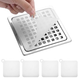 4pcs Drain Covers for Bugs Silicone Shower Drain Stopper Cover Universal