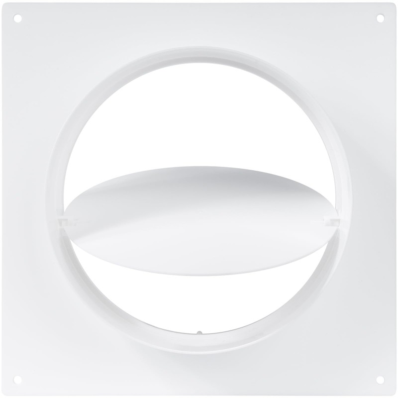 HVAC OV 6" Inch Plastic Straight or Flexible Pipe Flange