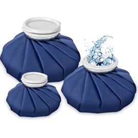 Bolsa de Hielo Terapia, 3 Piezas Compresa para Frío o Agua Caliente, Bolsa de Hielo Reutilizable para Aliviar Dolores Musculares,Articulaciones,Dolor de Cabeza,Bolsas de Frío y Calor