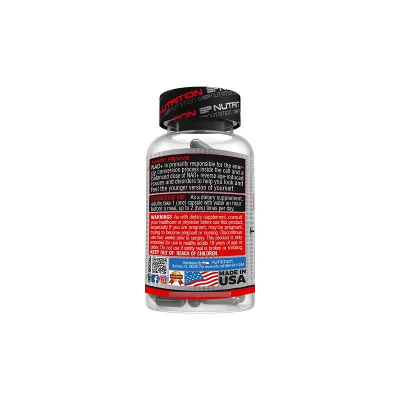 Nad+ Revive S Nutrition Cáps Nad+ 60 Unidades Adultos