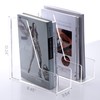 HeZone Magazine Holder, Clear Acrylic Desk Organizers, File Organizer for