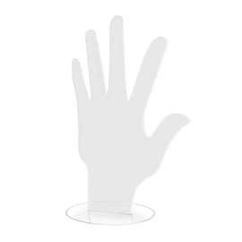 PACKOVE Clear Jewelry Display Stand for Bracelets and Transparent Hand Model Holder for Jewelry Showcase for Stores and Home Friends