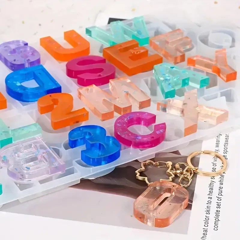 Moldes De Fundición De Resina, Numerales De Letra, Bricolaj