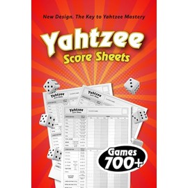 Yahtzee Score Sheets: Score Games for Scorekeeping, Yahtzee Score Pads, 6 X 9 Large Print Yahtzee Score Book