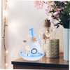 Gatuida Miniature Sailboat Model Decoration Nautical Themed Beach Decor for