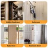 HBL' 2 Pack Hidden Door Hinges, 6 Inch Black Heavy