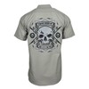 Embroidered Shop Shirt - Men's Warm Gray Electric Head X-Large