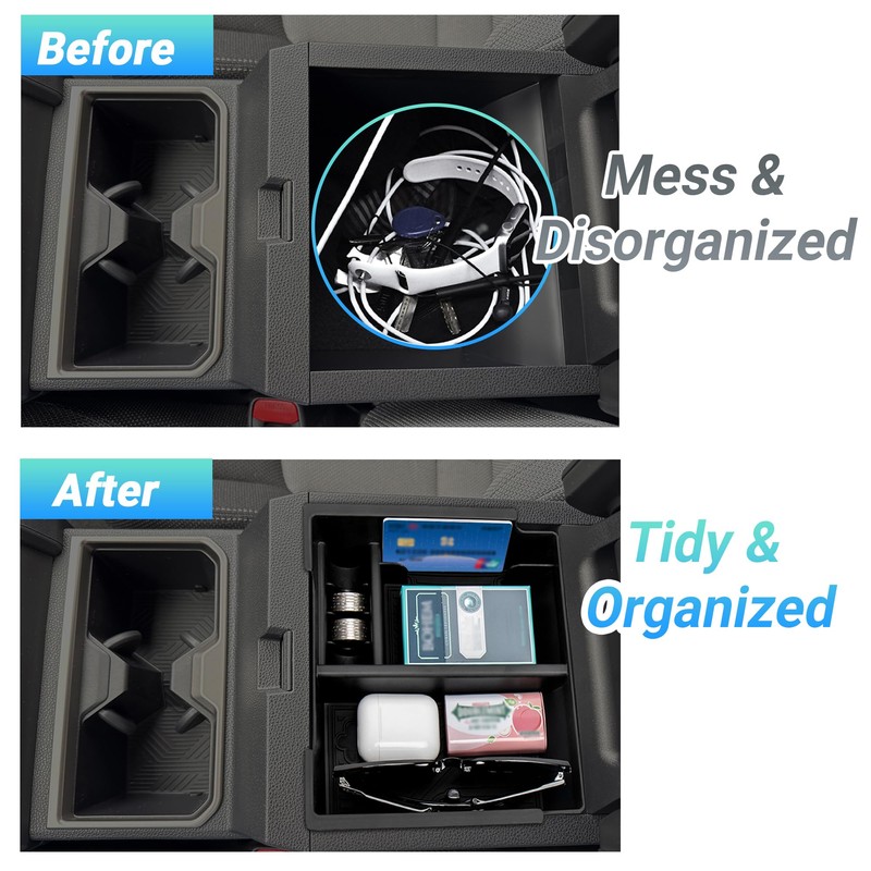 Center Console Organizer Compatible with 2025-2026 Toyota 4Runner (6th Gen)