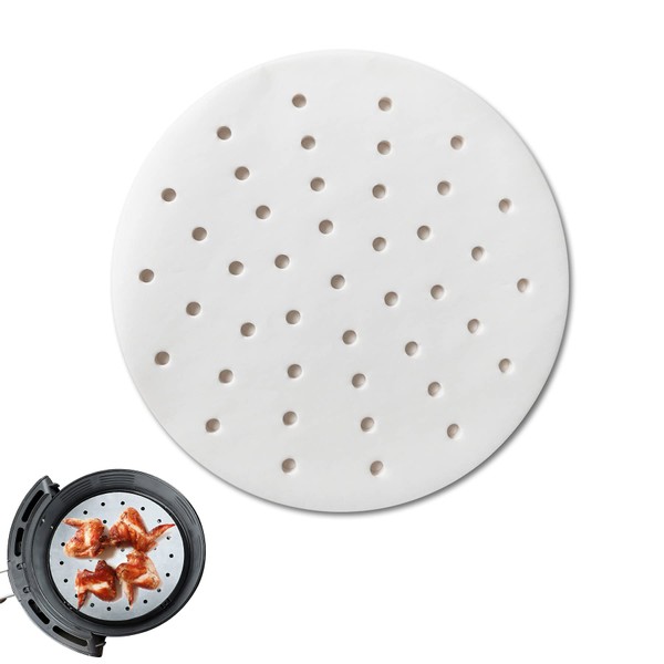 200 Pieces Paper Oven Air Fryer 7 Inch Diameter Round