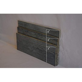 Timberchic DIY Reclaimed Wooden Planks - Peel & Stick Wall Covering Application for DIY Accent Wall & Home Improvement - Modern, Premium Paneling (Sample Pack) (Fog Lake)