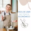 Molin Batidor Globo Manual Para Cocina Repostería Acero Inoxidable