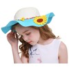 Sombreros de sol de ala grande para niños, multicolor, para
