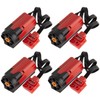 4Pcs Power-Function Set Enhanced Red Medium-Motor Compatible with Major Brand