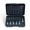 CCLIFE 13Pcs Torx Bit Socket Socket Socket Wrench Set T8-T60