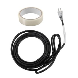 findmall 18ft Roof Heat Tape Constant Wattage 8w/ft 120V Thermostat Wire for Metal or Plastic Gutters Downspouts