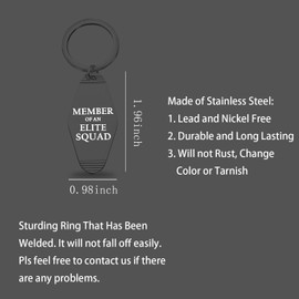 Lywjyb Birdgot Detetive TV Show Keychain Special Victims Unit Gift Law Detetive Team TV Show Gift (Member Key CA)