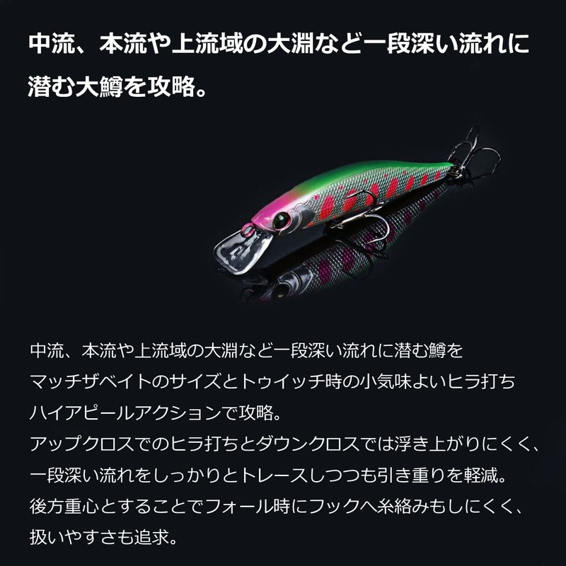 Daiwa Mountain Stream Minnow Silver Creek Minnow 61S P Yamame