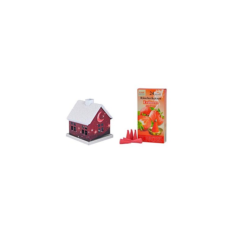 KNOX - Romantik Metal Incense House for Incense Cones Size