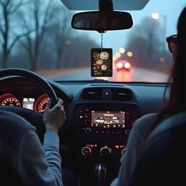 RYVJU Vintage Rose Flower Cologne Car Scents Air Freshener 4 Pcs, Dark Cottagecore Rose Floral Hanging Air Freshener for Closet Drawer Books Bathroom, Retro Car Accessories Decor for Women