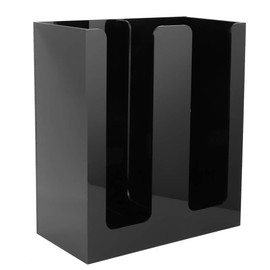 Paper Cup and Lid Holder, Disposable Paper Cup Dispenser, Coffee Cup and Lid Storage Organizer Holder, Coffee Cup Dispenser, for Countertop, Coffee Station, (Two Divisions)