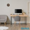 MAG W-742 BR-Z Noah Precision Small Wall Clock Analog Stylish