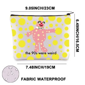 G2TUP Blobby Makeup Bag Blobby Fans Gifts The 90s were Weird Blobby Zipper Bag House Party Gifts (The 90s were CA)