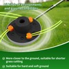 Quintillus Universal Weed Eater Head,H09 Weed Wacker Head Grass Trimmer
