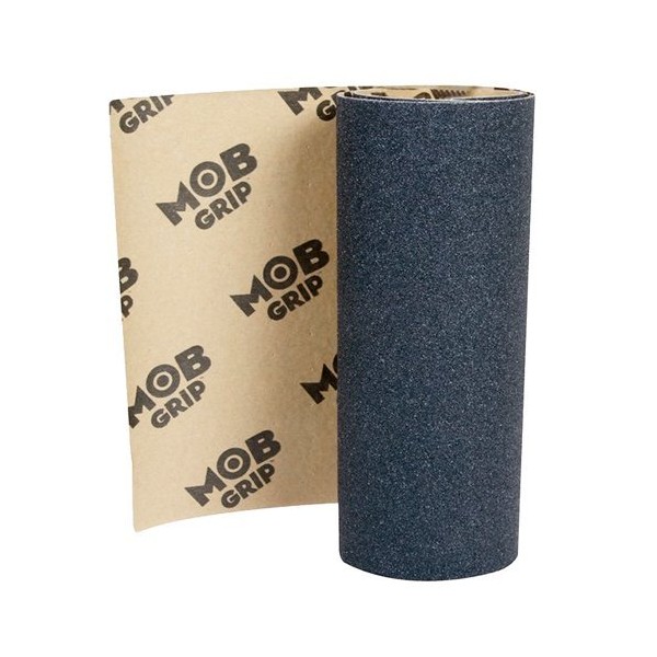 Mob Skateboard Grip Tape Sheet Black 33" Long X 9" Wide - No Bubble Application (Mob Grip Tape 33" x 9" (3 Sheets)
