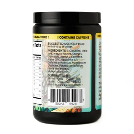 Pineapple Pre-Workout Powder with Natural Caffeine for Energy, Focus, Endurance, and Stamina Boost During Workouts, Gym, Running, Fitness