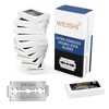 WEISHI 50Count Single Edge Razor Blades- Double Edge Safety Razor
