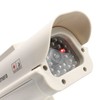 FISHTEC Dummy Camera Outdoor - Dummy Camera Deterrent with Red