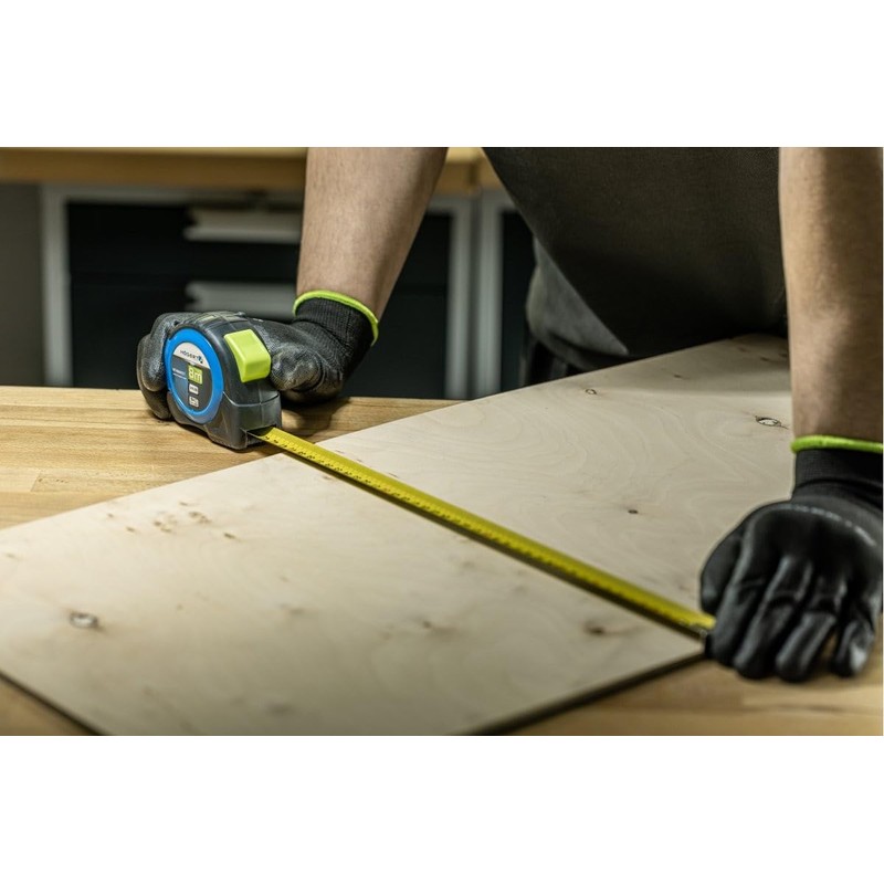 Högert Technik - Maßband 8m 25mm nylon 2-seitig - kompaktes,
