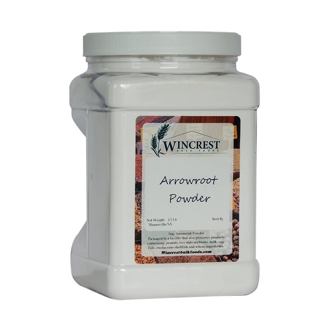Arrowroot Powder - 2.5 Lb Economy Size Container (40 Oz)