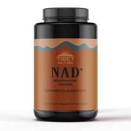 NAD+ Nicotinamida Ribósido - 30 Cápsulas de 500 mg c/u - Suplemento Alimenticio - Apoya el Rendimiento Celular y Energía - Sin Gluten - Suministro para 1 Mes