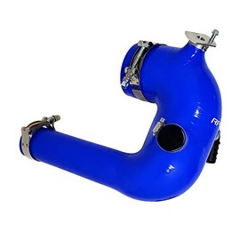 RPM Compatible SxS - Compatible with Polaris RZR Turbo XPT, XP4, & Turbo S Blue Silicone Intake J-Tube
