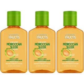 Garnier Fructis Sleek & Shine Moroccan Sleek Oil Treatment, 3.75 Fl. Oz 3 Count