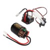 RC Brushed Motor ESC Kit External Carbon Brush Waterproof 540