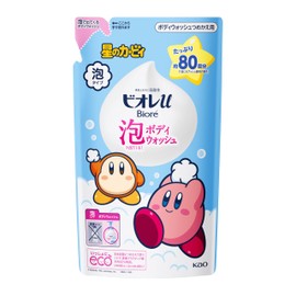 Biore u Foam Body Wash, Kirby Design, Fresh Floral Scent, Refill, 16.2 fl oz (480 ml), Body Soap