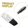 VICASKY Rhinestone Eyebrow Brush Comb: Dual-ended Design with Angled Flat