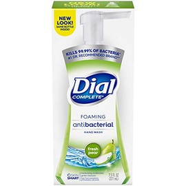 Dial Antibacterial Foaming Hand Soap, Fresh Pear, 7.5 fl oz