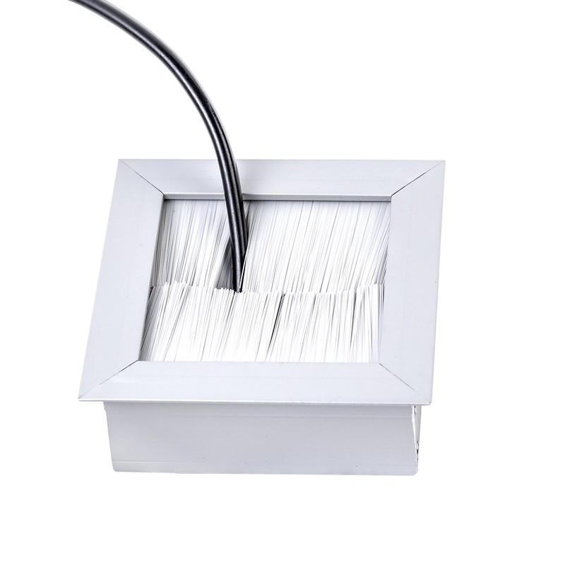 Gedotec Cable passage desk cable guide EXIT square with brush