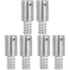 Ciieeo 6piezas Reemplazo De Punta Roscada De Metal Para Mango